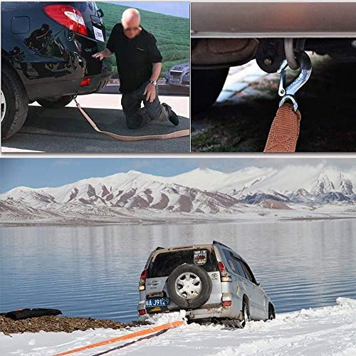 Selectec Tow Strap Heavy Duty, Recovery Strap 3" X 20' 18,000 LB Break Strength Rope Winch Strap with 2 Hook - Image 5