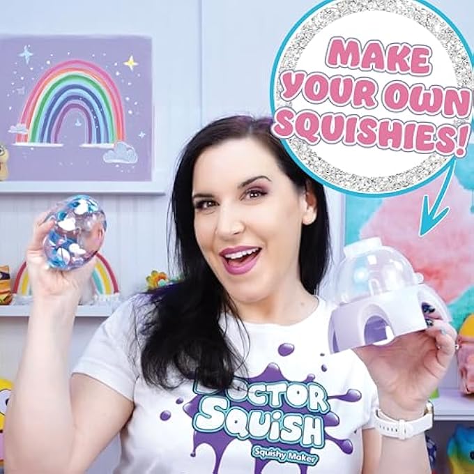 Doctor Squish صانع سكووشي الصغير | مجموعة صنع سكووشي افعلها بنفسك للأطفال من عمر 5 سنوات وما فوق | اصنع سكووشياتك الخاصة باستخدام بالونات TPR | لعبة صانع سهلة - Image 2