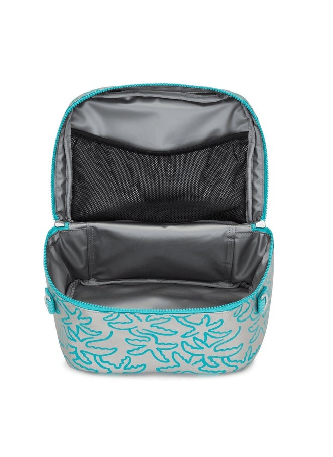kipling Miyo Metallic Palm Large Lunch Bag With Trolley Sleeve  - Image 3
