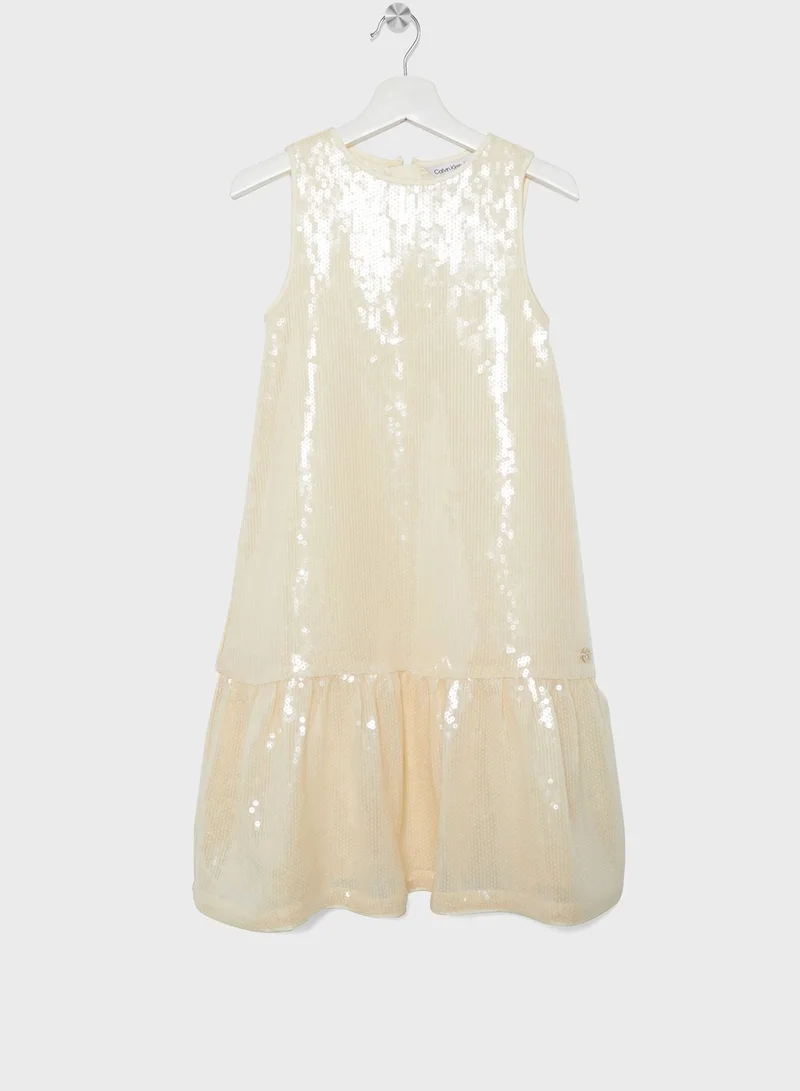 Calvin Klein Jeans Youth Sequin Dress