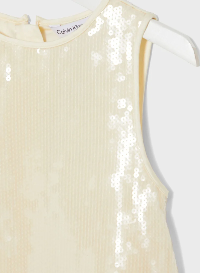 Calvin Klein Jeans Youth Sequin Dress