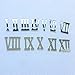 NUORUI NUO RUI 12 Pcs Roman Mirrored Acrylic Numerals for a Wall Clock (Mirror Silver)  - Image 2