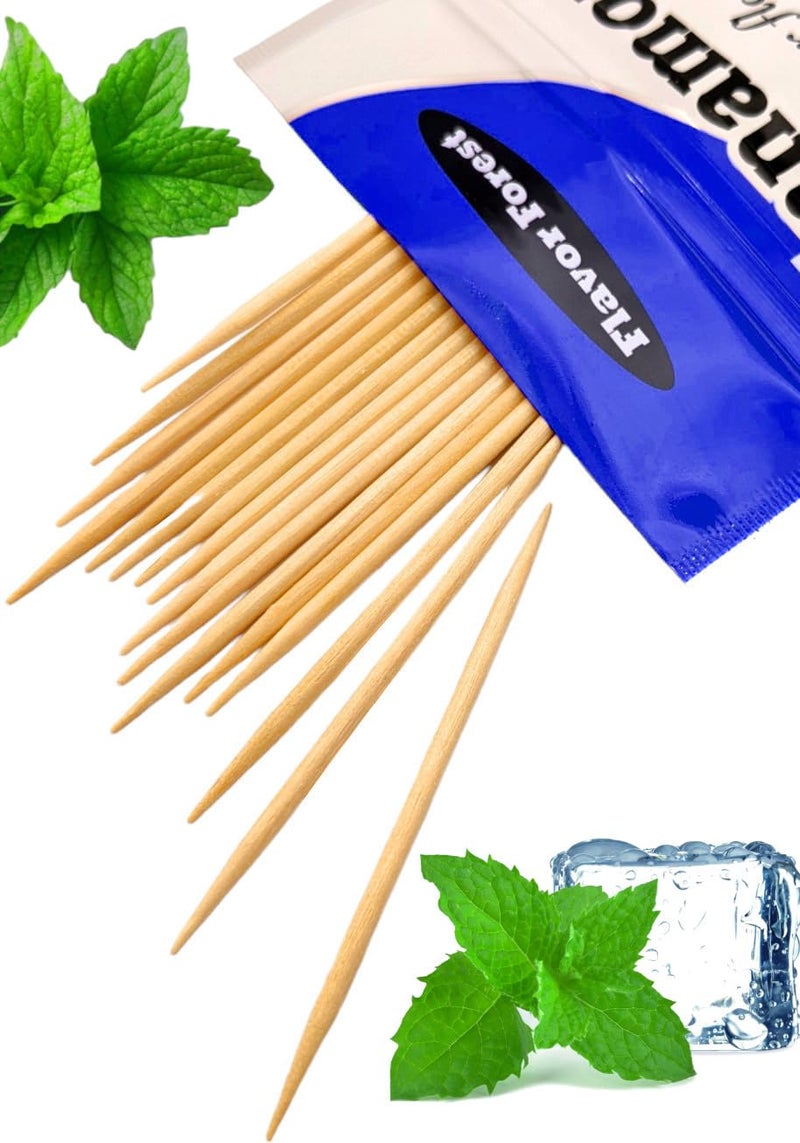 Flavor Forest أعواد أسنان بنكهة النعناع 200 قطعة - Image 2