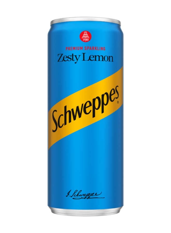 Schweppes علبة مشروب غازي بنكهة الليمون الحامض - Image 1