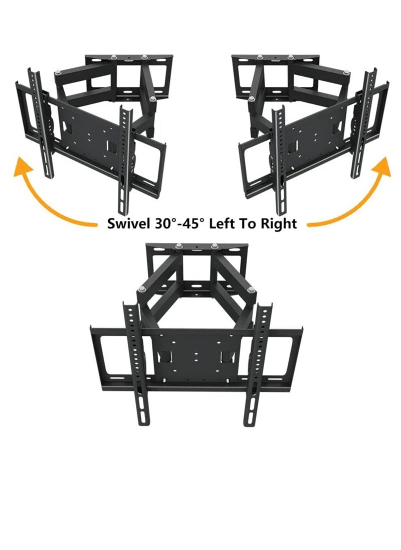 ELTRAZONE TV Stand/Television Stands for 26-75 Inch TV. Wall Mount TV Stand with Rugged Double Arm Bracket, Standard Load-bearing 26"-55", Maximum size 75 inch, Universal TV Stand Holds Up to 40kg.  - Image 3