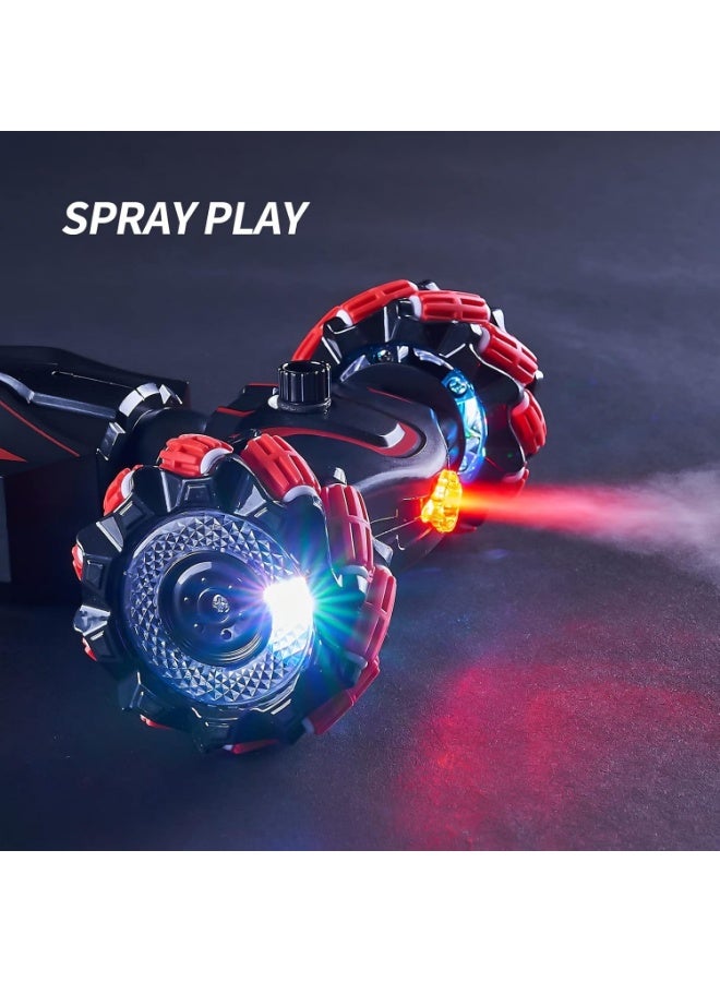 4WD Remote Control Gesture Sensor Car,Hand Controlled RC Stunt Car,Double-Sided Vehicle 360° Rotation with Light and Music Spray, Watch Toy Cars for Boys & Girls Birthday - Image 4