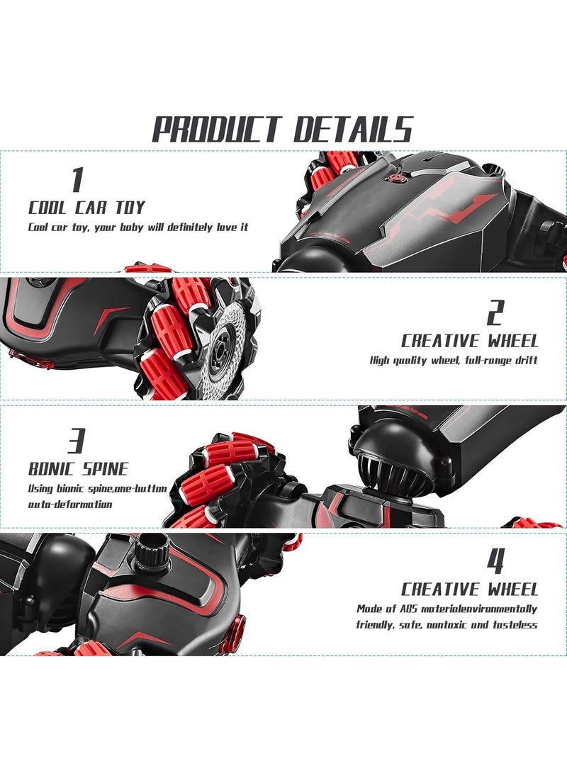 4WD Remote Control Gesture Sensor Car,Hand Controlled RC Stunt Car,Double-Sided Vehicle 360° Rotation with Light and Music Spray, Watch Toy Cars for Boys & Girls Birthday - Image 5