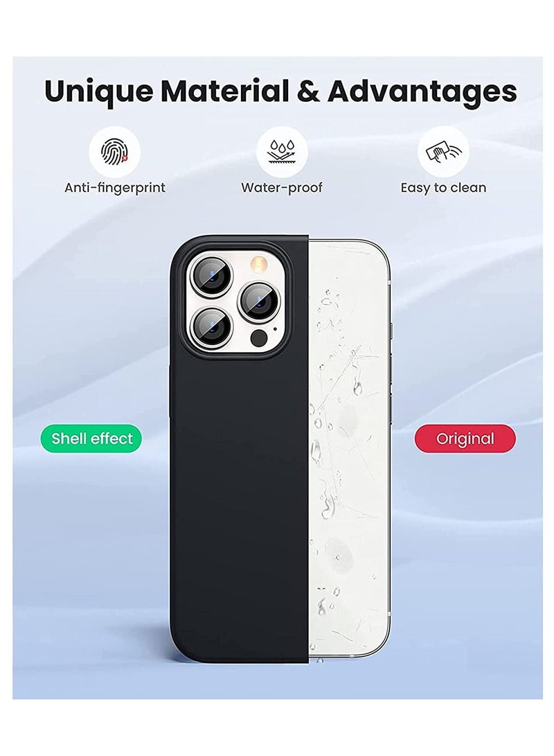 Silicone Protective Case Compatible with iPhone 13 Pro Soft Liquid Gel Rubber Cover Shockproof Bumper Anti-Scratch Anti-Fingerprint Anti-Drop Slim Cover for iPhone (for iPhone 13 Pro  ) - Image 4