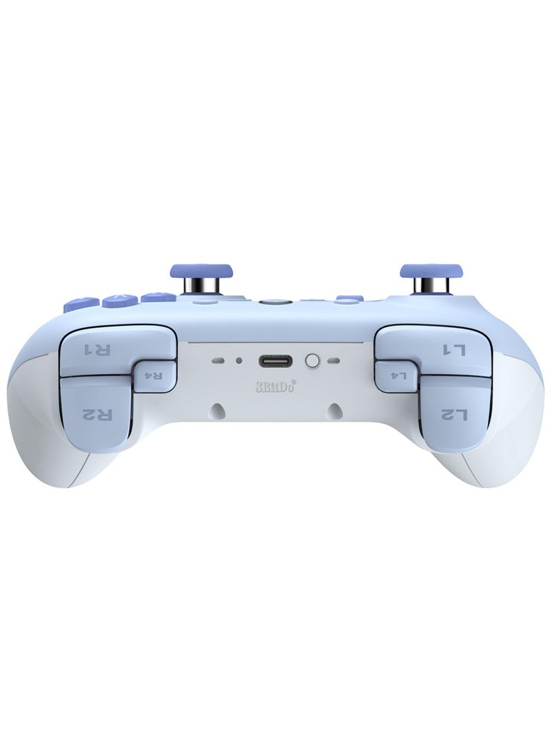 8Bitdo Ultimate 2C Bluetooth Controller for Switch/Switch 2, Wireless Controller with 6-Axis Motion Control, Rumble Vibration, Refined D-Pad and Bumpers, and Hall Effect Joysticks (Blue) - Image 2