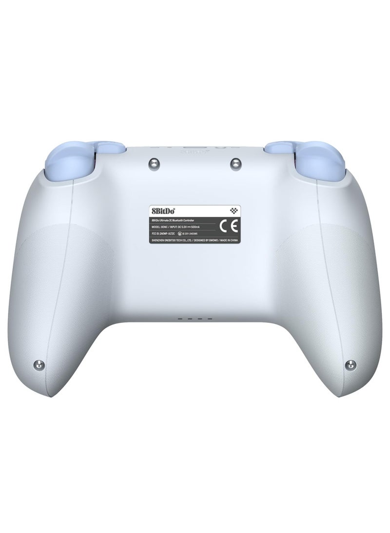 8Bitdo Ultimate 2C Bluetooth Controller for Switch/Switch 2, Wireless Controller with 6-Axis Motion Control, Rumble Vibration, Refined D-Pad and Bumpers, and Hall Effect Joysticks (Blue) - Image 3