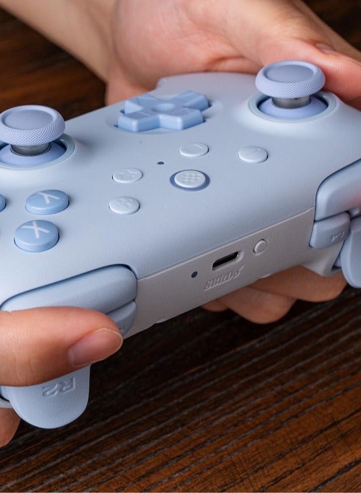 8Bitdo Ultimate 2C Bluetooth Controller for Switch/Switch 2, Wireless Controller with 6-Axis Motion Control, Rumble Vibration, Refined D-Pad and Bumpers, and Hall Effect Joysticks (Blue) - Image 5