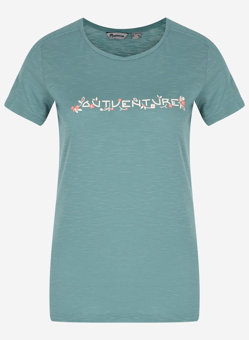 Outventure T-Shirt for Women Girls – Slim Fit, Durable & Wear-Resistant Fabric, Breathable & Lightweight for Outdoor Adventures & Travel - Image 1