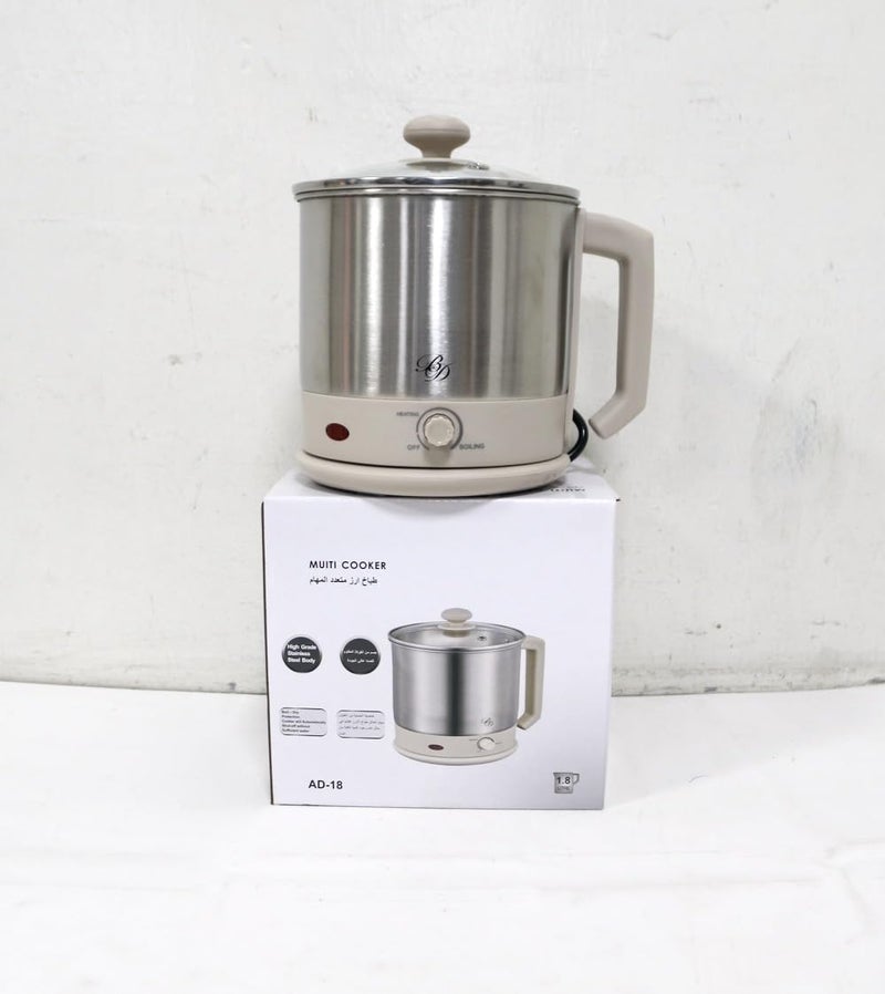 B&D Rice Cooker with Glass Lid - 1.8L Capacity - Image 3