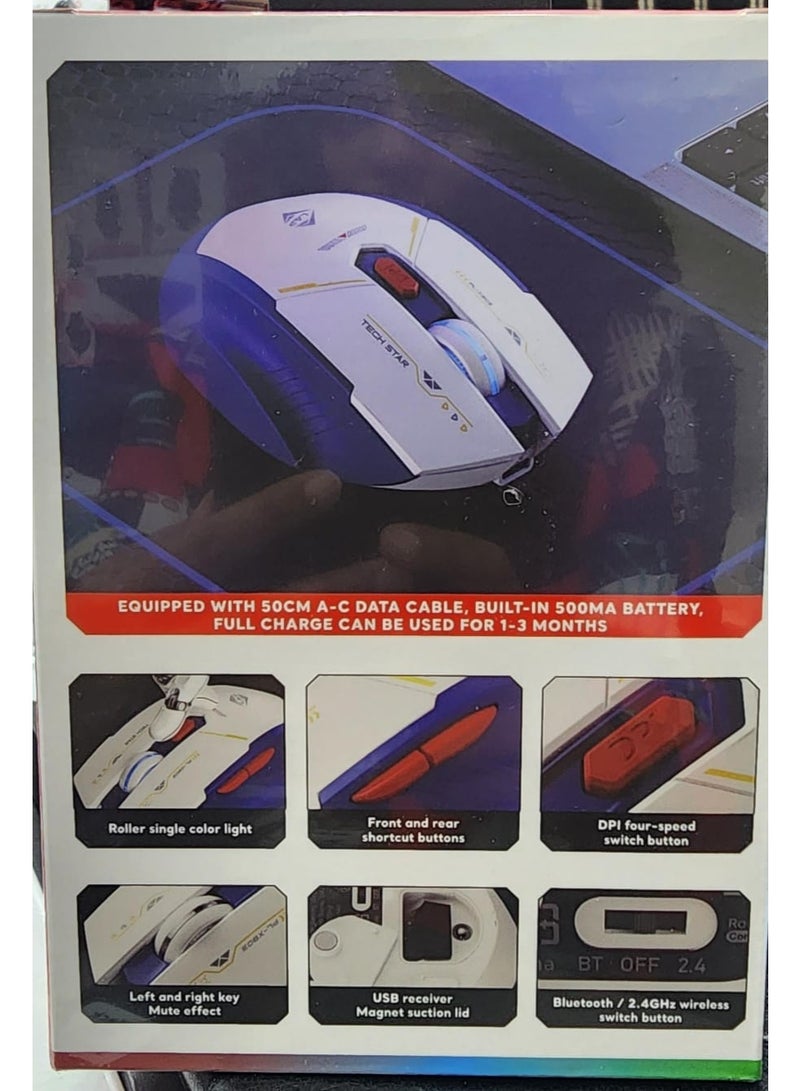 POWER LAP TECH STAR 2.4+BLUETOOTH DUAL -MODE GAMING MOUSE - Image 2