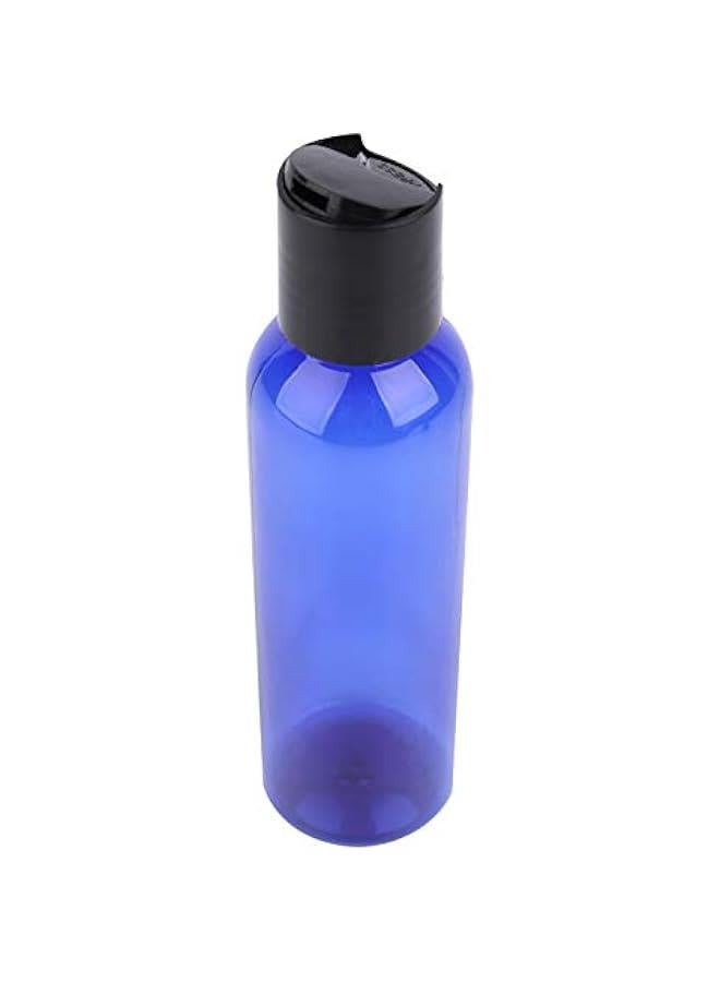 30 Pack 4oz Plastic Squeeze Bottles with Disc Top Flip Cap, BPA-Free Blue Refillable Containers for Shampoo, Lotions, Liquid Body Soap, Creams and More  - Image 2