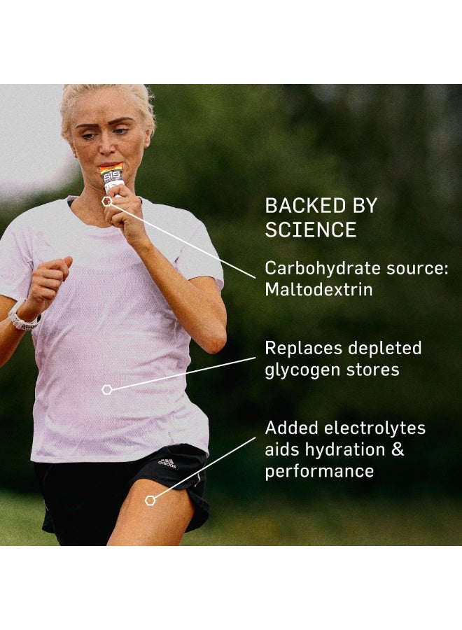 سيس GO Isotonic Energy Gels + Electrolytes | Added Sodium, Potassium & Magnesium | 22g Carbohydrates | Low Sugar | Easily Digestible | Gluten Free | Raspberry Flavour | 6 Pack - Image 4