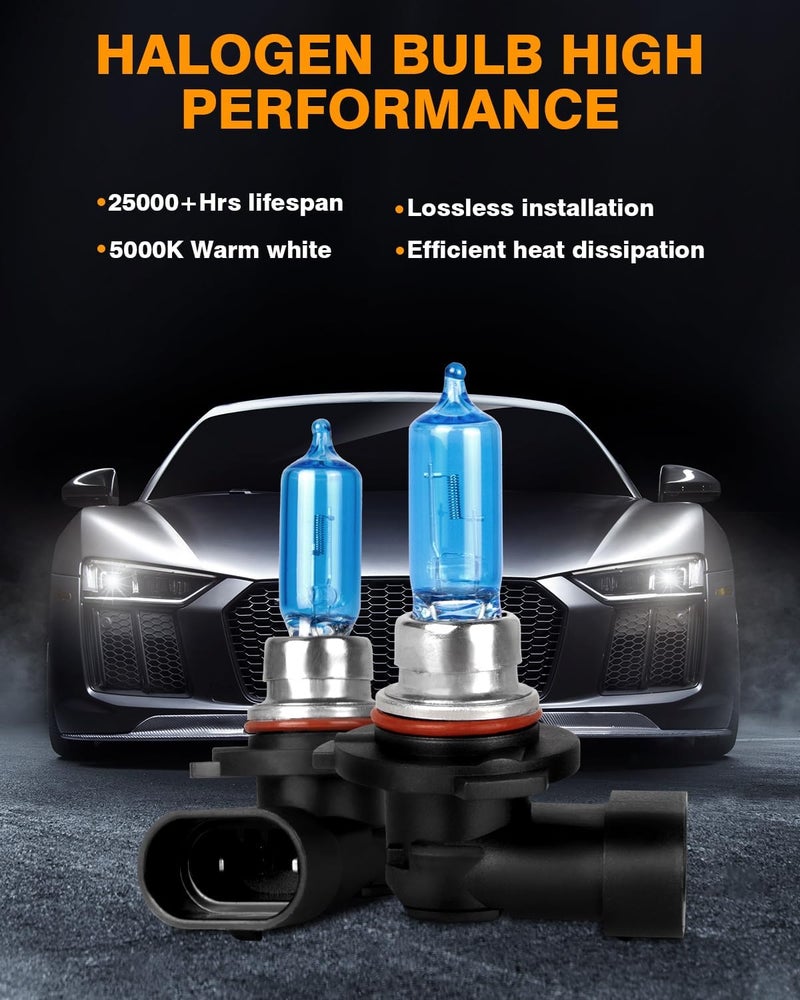 NSDXCT High Performance Halogen Headlight Bulbs for Jeep Grand Cherokee 2011-2016 - 9005 High Beam + H11 Low Beam - Image 5