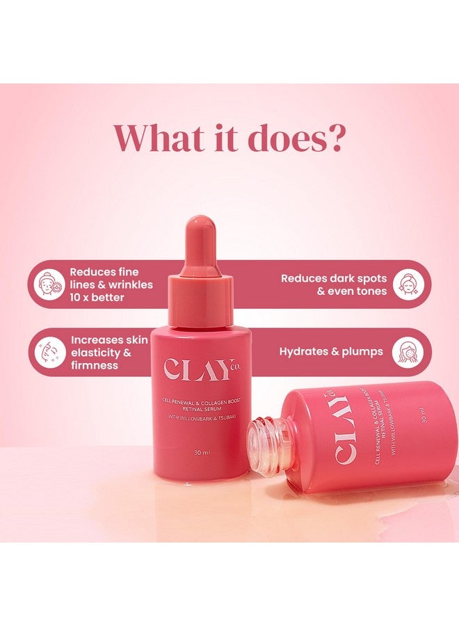 CLAYCO. Cell Renewal & Collagen Boost Retinal Serum 30ml | 0.15% Retinal (retinol derivative) | Japanese Skincare Routine | For Glass Skin Glow | Face Serum | Anti Ageing | To All For Skin Type - Image 2