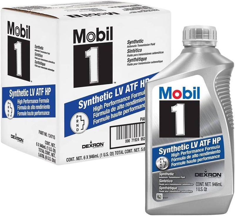 Mobil 1 Synthetic LV ATF HP Automatic Transmission Fluid 946ml 1 Quart 124715
