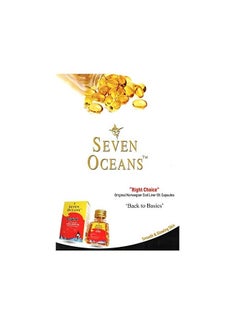 Seven Oceans Seven Oceans COD Liver Oil Capsules with Omega-3 100's  - Image 3