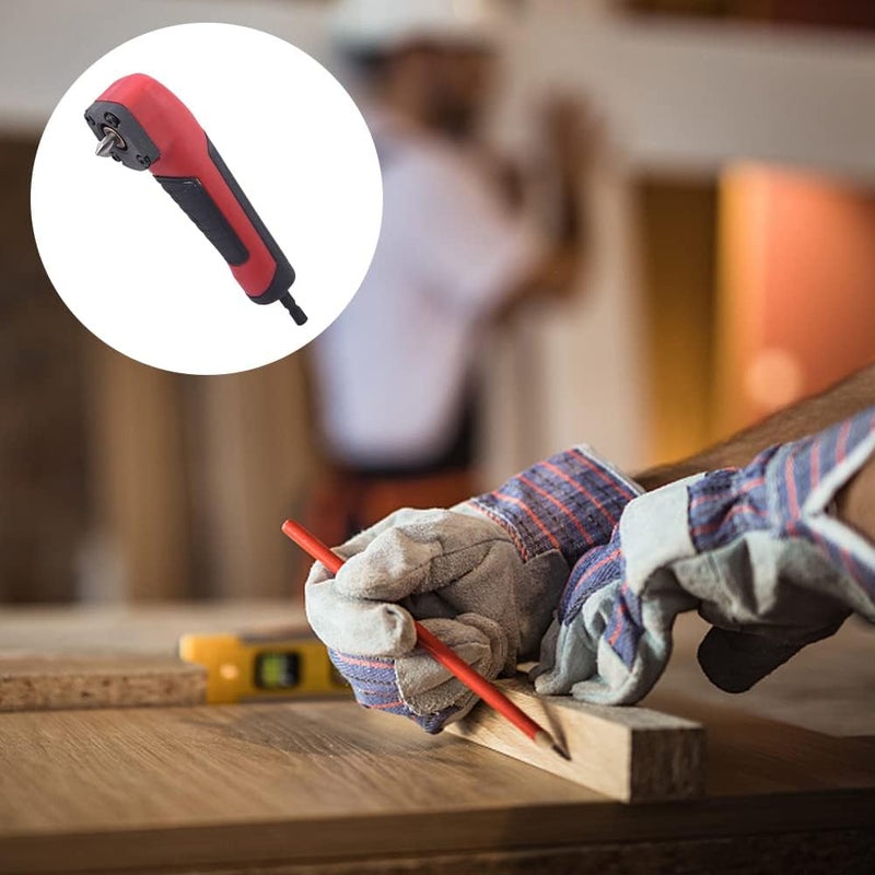 Calidaka 2PCS Right Angle Attachment Electric Screwdriver Repair 90 Degree Corner Device Screwdriver Socket Adapter Drill Bit Corner Adapter - Image 5