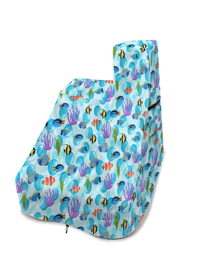 Sobana Kids Water Table Cover for Pump & Splash Discovery Pond Water Table,Waterproof Dust Proof Anti-UV Outdoor Kids Water Sensory Table Pool Covers(Cover only,Ocean World) - Image 1