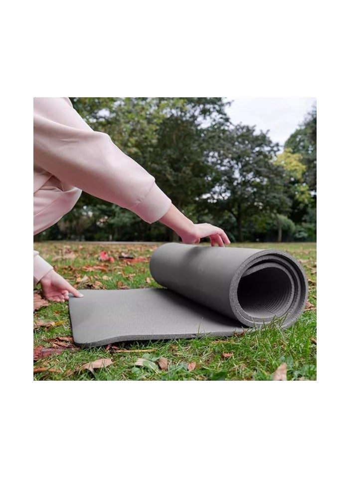 Generic Premium Yoga Mat Extra Thick 15mm - High Density Non-Slip Exercise Mat for Yoga, Pilates, Home & Gym Workouts  - Image 5