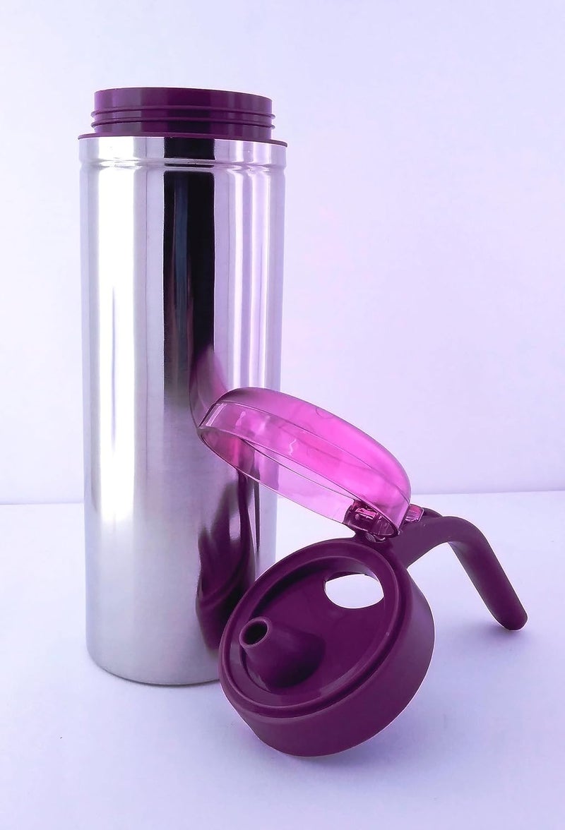 Entisia Stain Steel Oil Dispenser Bottle with Flip Lid and Handle - Leak Proof and Easy Pour Oil Container Bottle for Cooking in Kitchen and Ideal for Oil, Soy Sauce, Vinegar, Ghee for Cooking (750ml) - Image 3