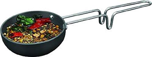 Param Anodized Vagaria Tadka Pan Steel Handle UnbreakableMedium 1 pc - Image 3