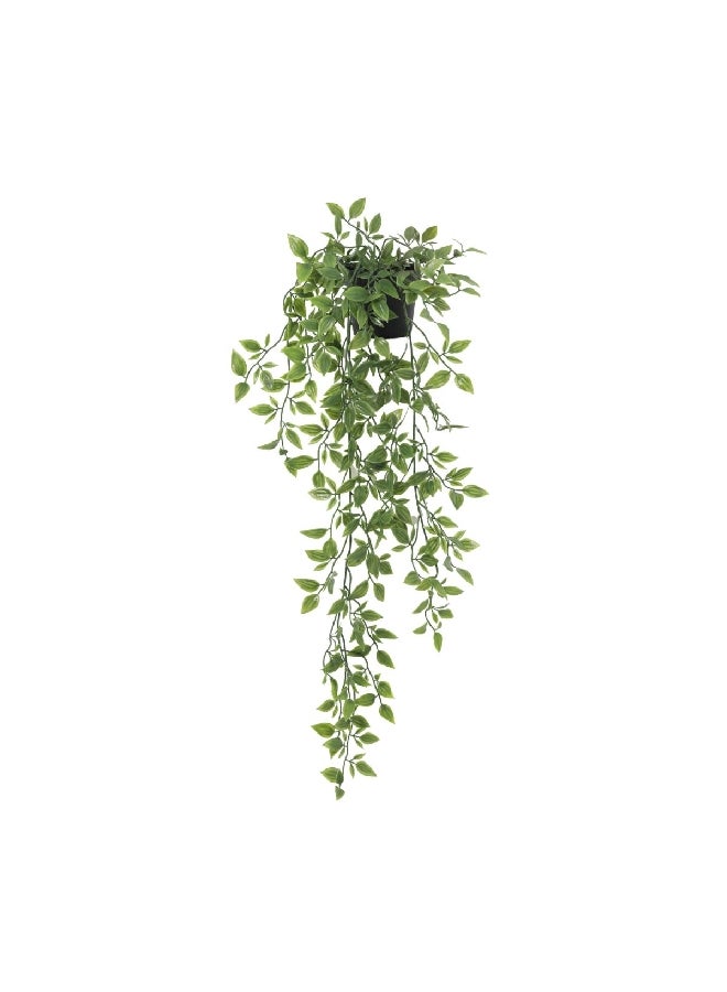 Beautiful Life-Like Hanging Artificial Leaf Plant Green 21 x 40 x 58 cm 90068