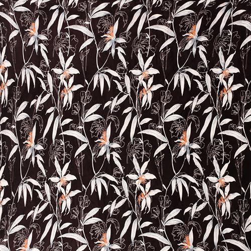 TIB® Warm Reversible Quilt Cover Double Bed with Zipper, Duvet Cover Double Bed Soft Flannel (90x100) Inches (Brown Flower) - Image 3