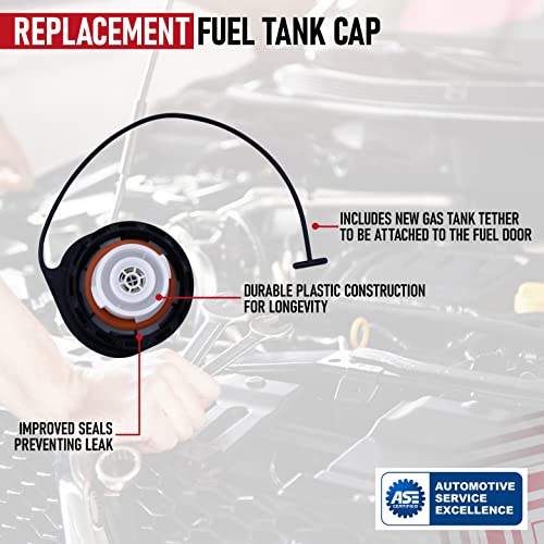 AA Ignition Replacement Fuel Tank Gas Cap - Fits Chevy, GMC, Cadillac - Enclave, Escalade, Avalanche, Silverado, Sierra, Yukon, Tahoe, Traverse - Replaces GT330 - Image 4