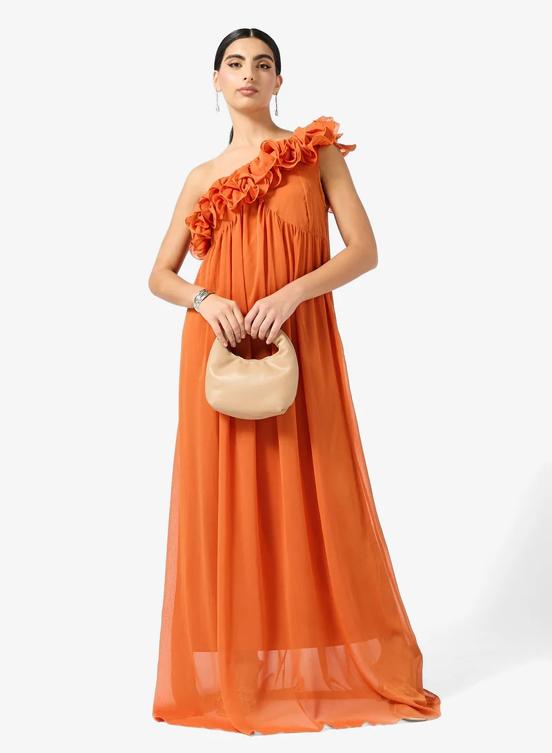 ELLA  Ruffled One Should Dress for Women | Best Price UAE