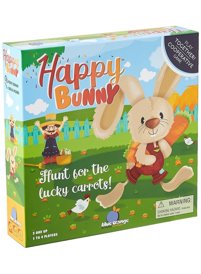 blue orange Tabletop Board Game, Cooperative, for Kids and Family Fun, Help The Bunny Find The Carrots, Ages 3+, Happy Bunny by Blue Orange Games - Image 1