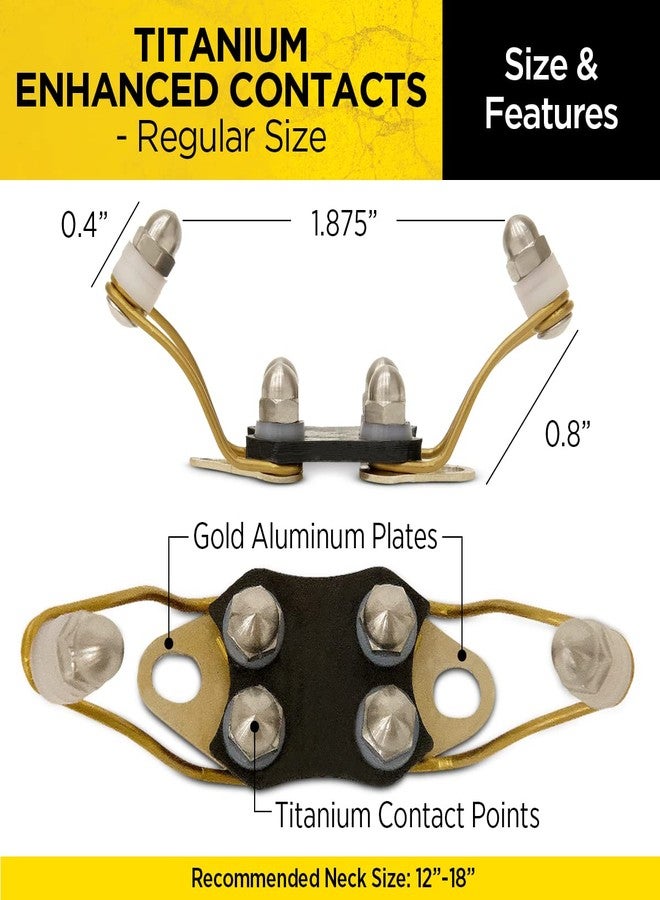 Dogtra Titanium Enhanced Winged Contact Points Regular – Female – E-Collar for Dogs Training – Flexi Fin Design for Sensitive Skin & Contact – Fits Most (Not X Series, 200iQ, NoBark, PATHFINDER2) - Image 4