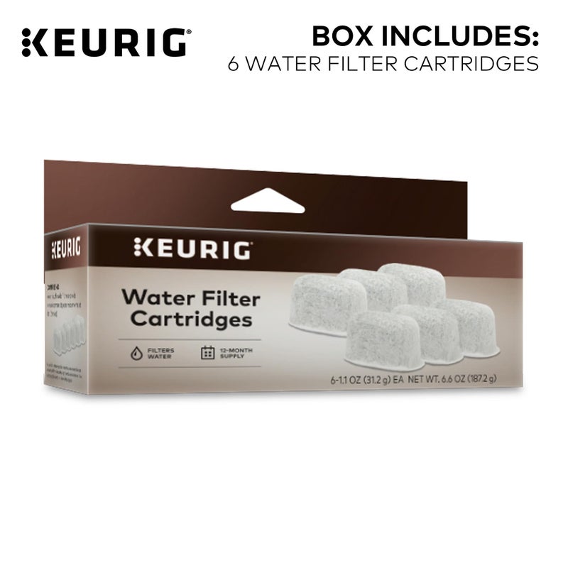 Keurig Water Filter Refill Cartridges, Replacement Water Filter Cartridges, Compatible with 2.0 K-Cup Pod Coffee Makers, 6 Count - Image 2