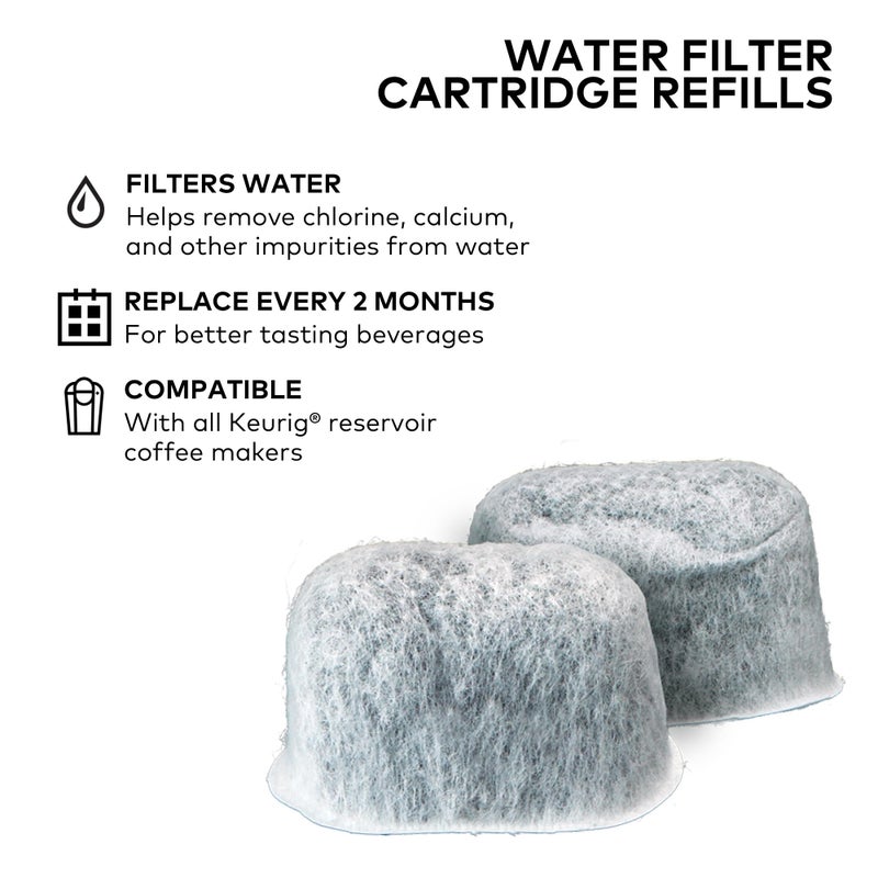 Keurig Water Filter Refill Cartridges, Replacement Water Filter Cartridges, Compatible with 2.0 K-Cup Pod Coffee Makers, 6 Count - Image 3