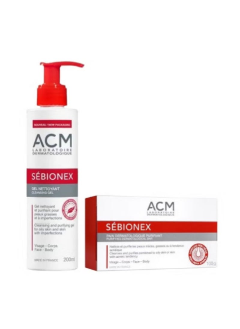 ACM Sebionex Cleansing Soap and Cleansing Gel for Oily Skin  - Image 2