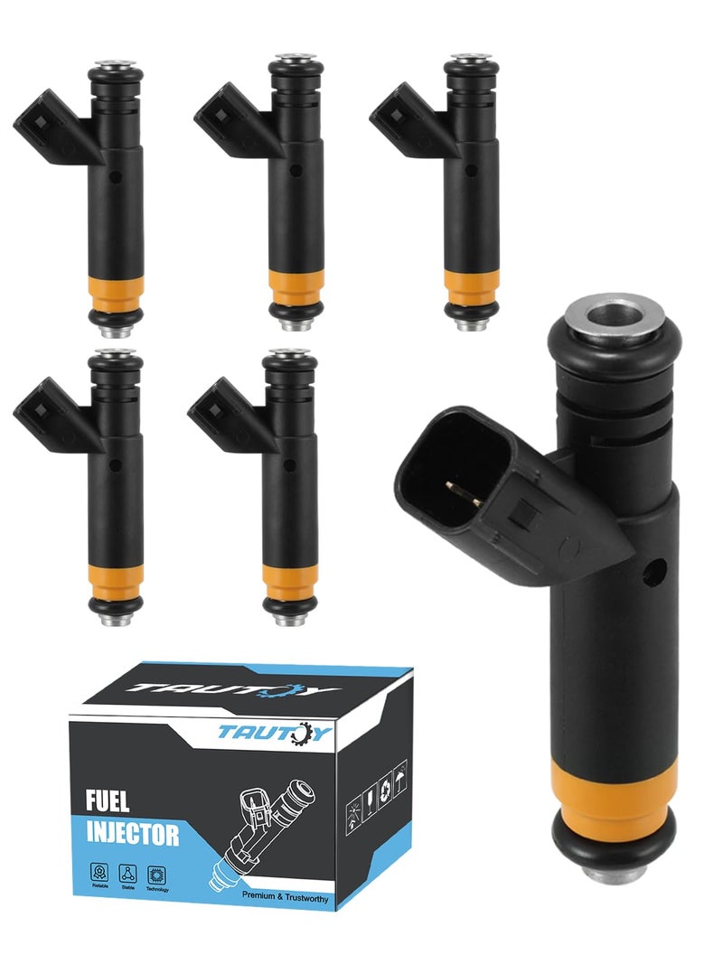 TAUTOY FJ460 Fuel Injectors 6PCS 42L Only For Ford F150 20002003E250 E150 Club Wagon 2003F150 Heritage 2004E150 E250 EconolineE150 Econoline Club Wagon 19992002 - Image 2