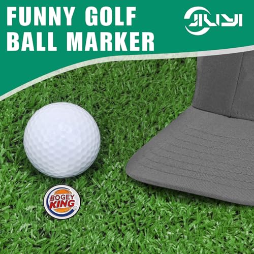 JIUYIBC Golf Ball Marker Hat Clip, Funny Golf Accessories, Golf Gifts for Men 25 MM - Image 2