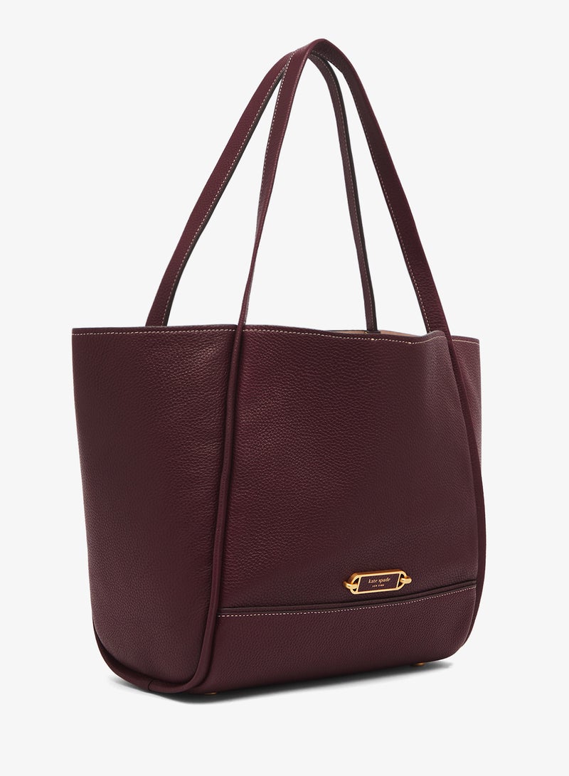 كيت سبيد حقيبة يد علوية بتفاصيل شعار - Image 3