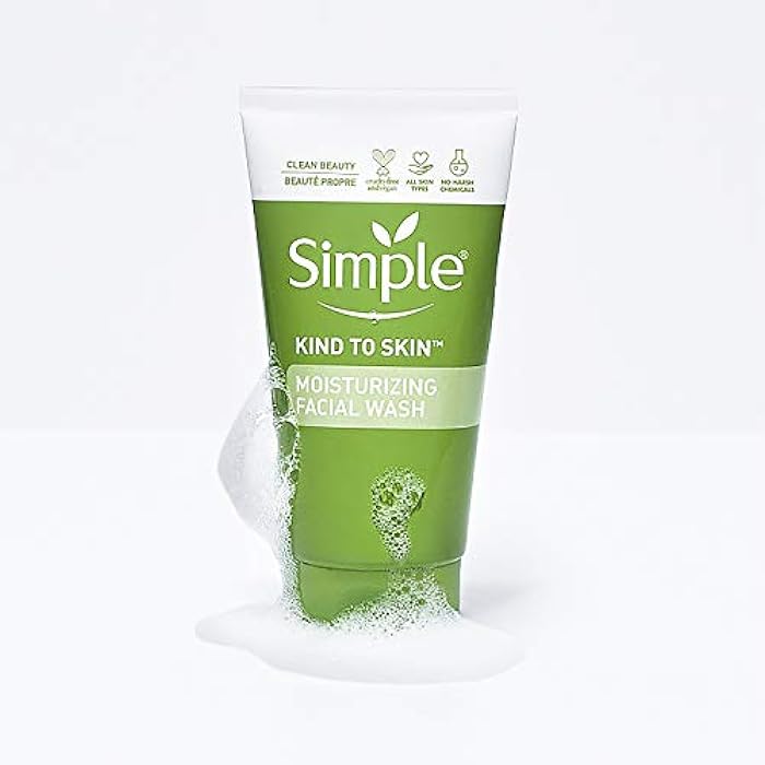 Simple Kind to Skin Face Wash Cleanser for All Skin Types Moisturizing Cleanses and Hydrates 5 oz - Image 5