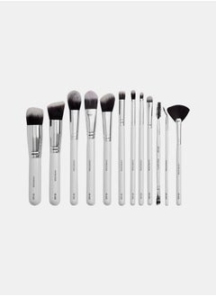 VANESSA MAKEUP Set of 12 - Make Up Brush with Pouch  - Image 3