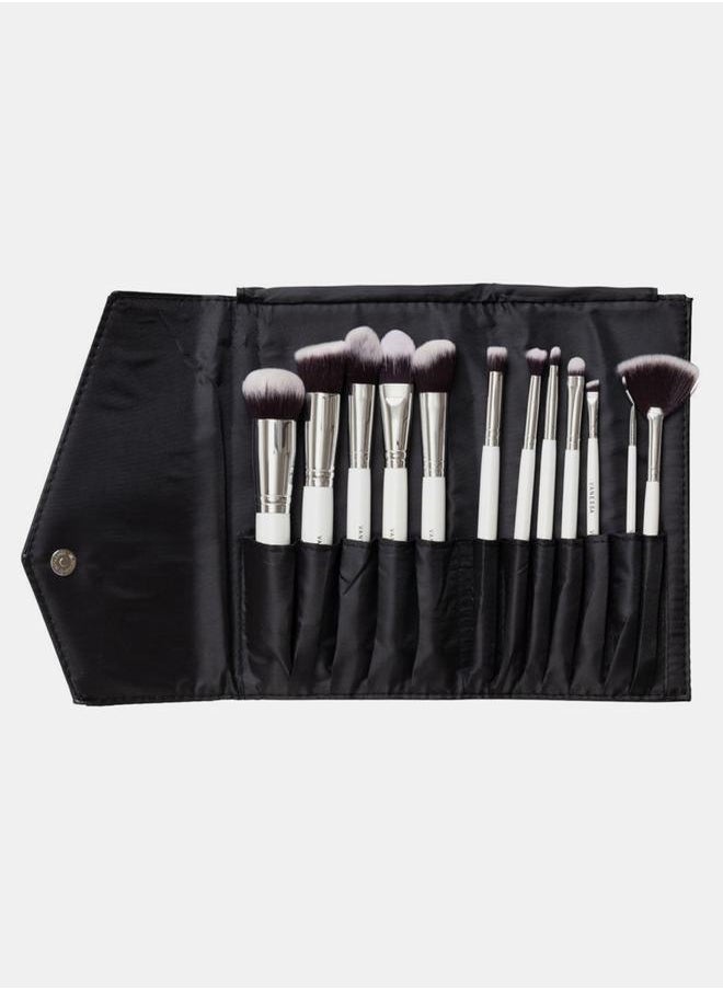 VANESSA MAKEUP - Set of 12 - Make Up Brush with Pouch - Image 1
