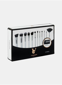 VANESSA MAKEUP Set of 12 - Make Up Brush with Pouch  - Image 2