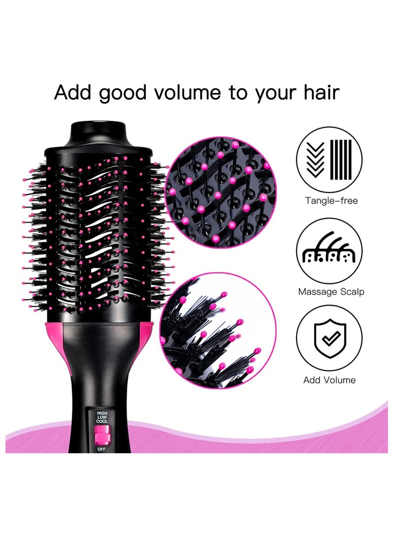 ELTRAZONE One Step Hot Air Brush,3 in 1 Upgrade Blow Dryer Brush,Hair Dryer & Volumizer for Hair Straightening, Curling and Styling，Reduce Frizz and Static - Image 2