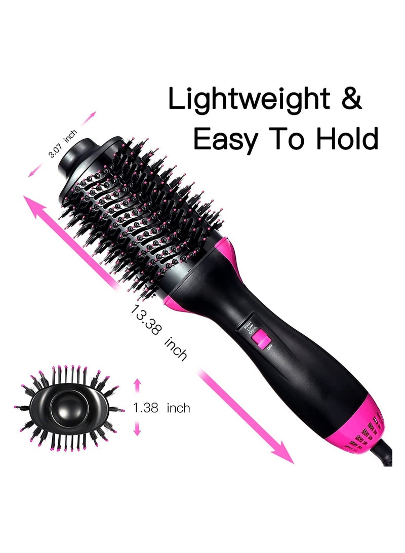 ELTRAZONE One Step Hot Air Brush,3 in 1 Upgrade Blow Dryer Brush,Hair Dryer & Volumizer for Hair Straightening, Curling and Styling，Reduce Frizz and Static - Image 4