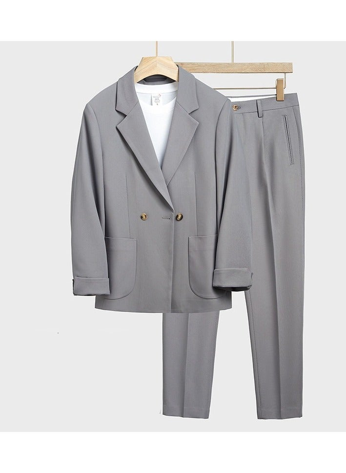 KUYING New Fashionable Casual Men's Suit Set  - Image 1