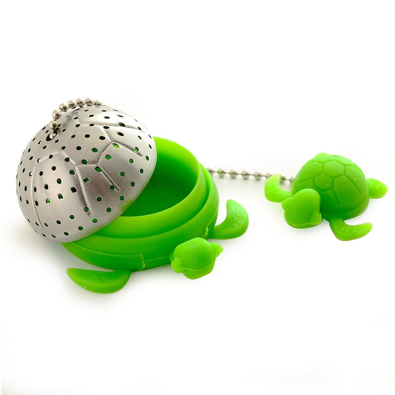 Norpro NOR-5647 S/S Turtle Tea Infuser , Green , 2" x 2" x 1.25" - Image 5