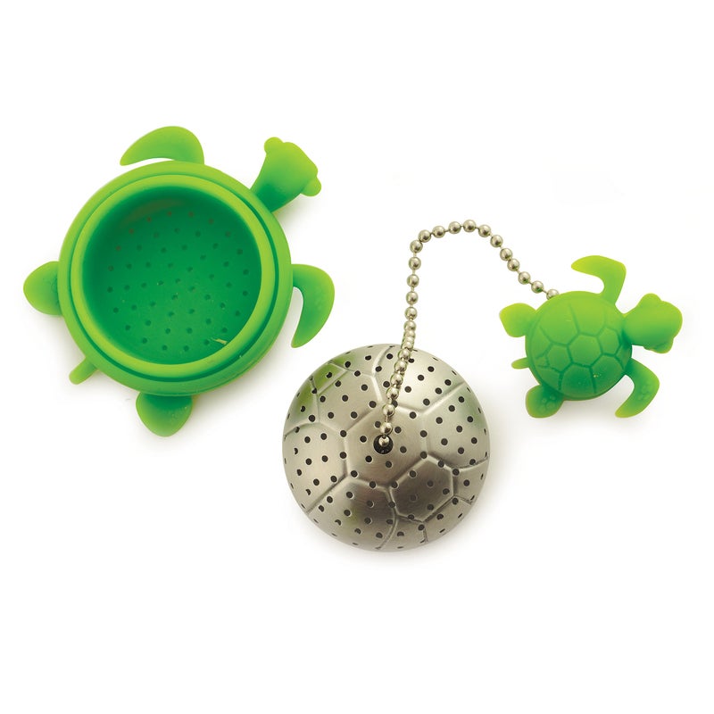 Norpro NOR-5647 S/S Turtle Tea Infuser , Green , 2" x 2" x 1.25" - Image 3